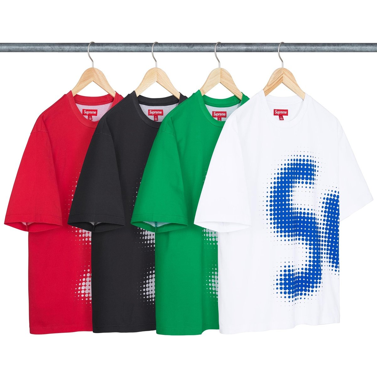 Supreme Halftone S S Top released during spring summer 24 season