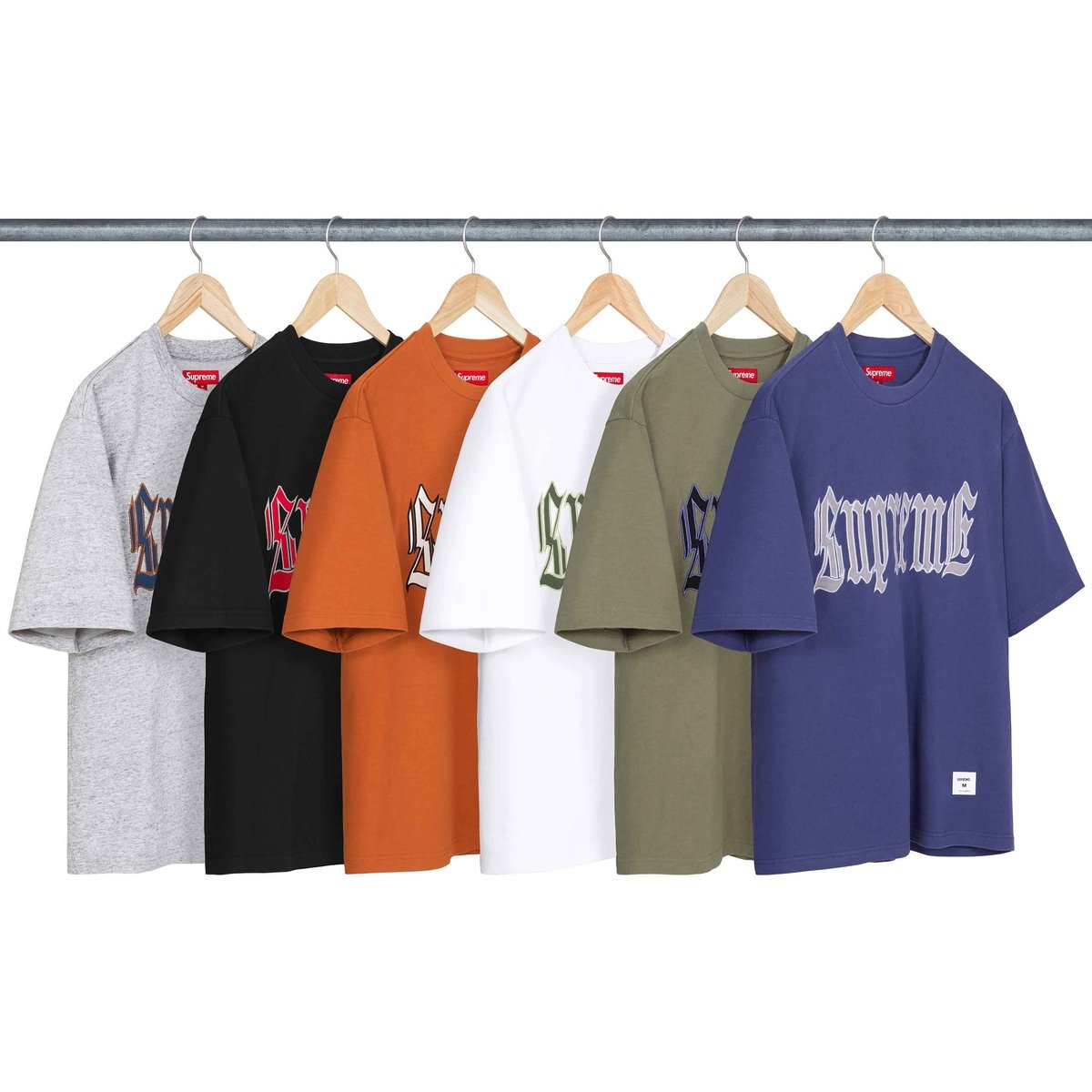 Supreme Old English S S Top releasing on Week 7 for spring summer 2024