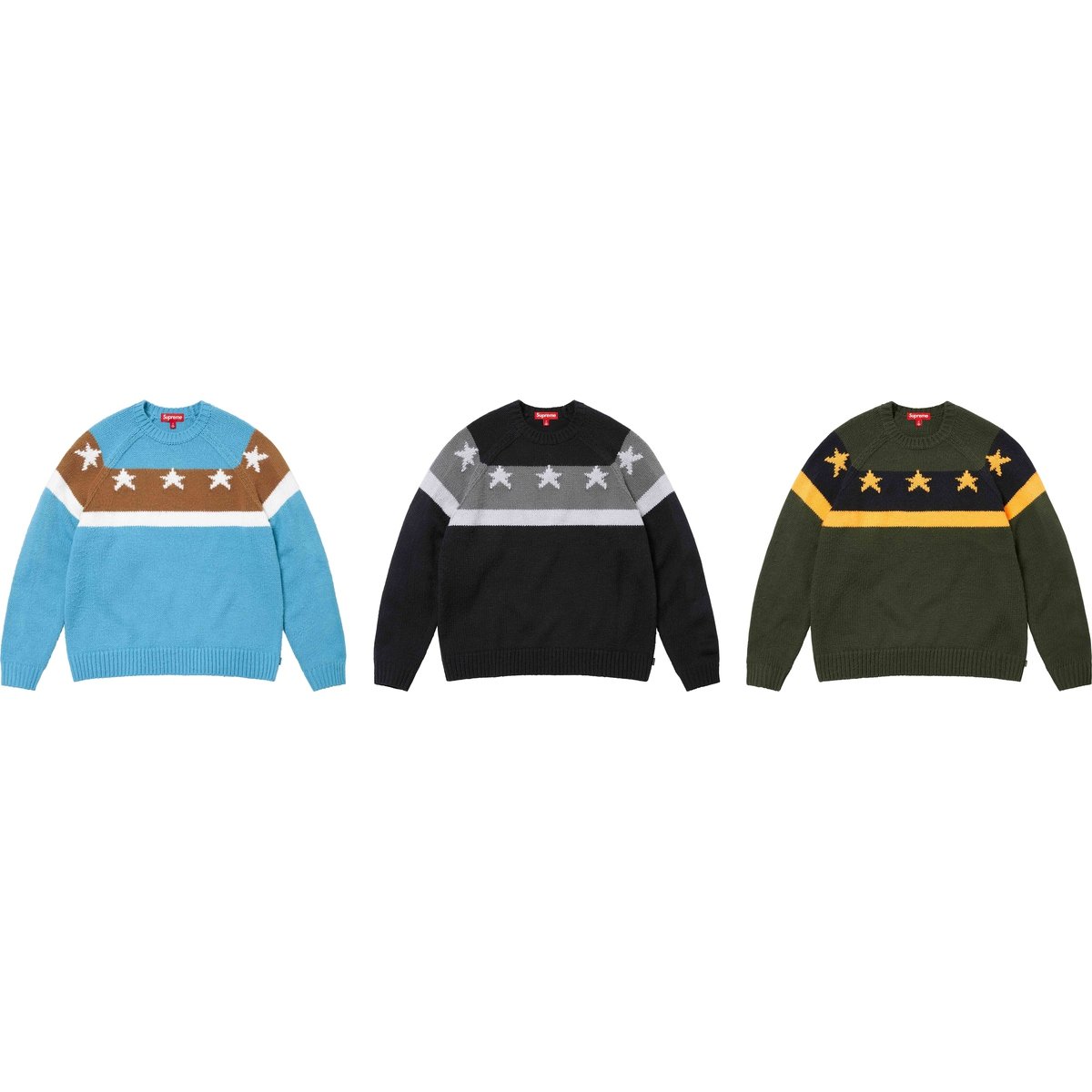 Supreme Stars Sweater released during spring summer 24 season