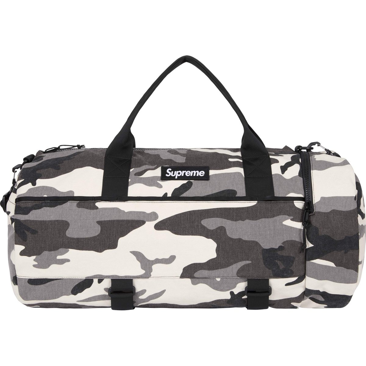 Details on Duffle Bag Snow Camo from spring summer
                                                    2025 (Price is $168)