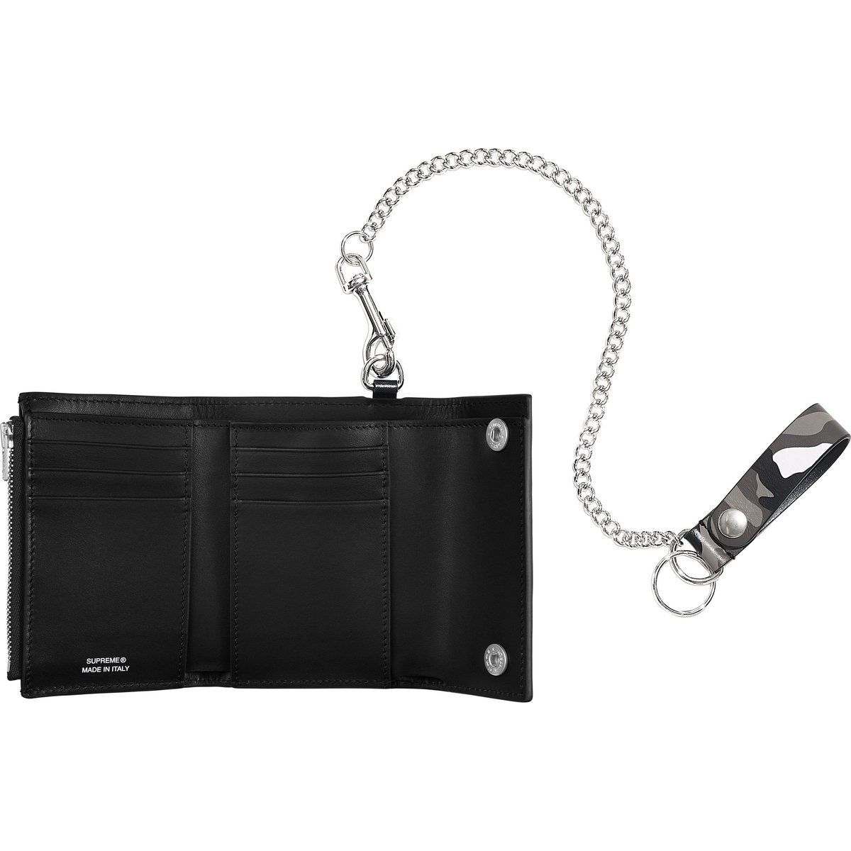 Details on Leather Chain Wallet Snow Camo from spring summer
                                                    2025