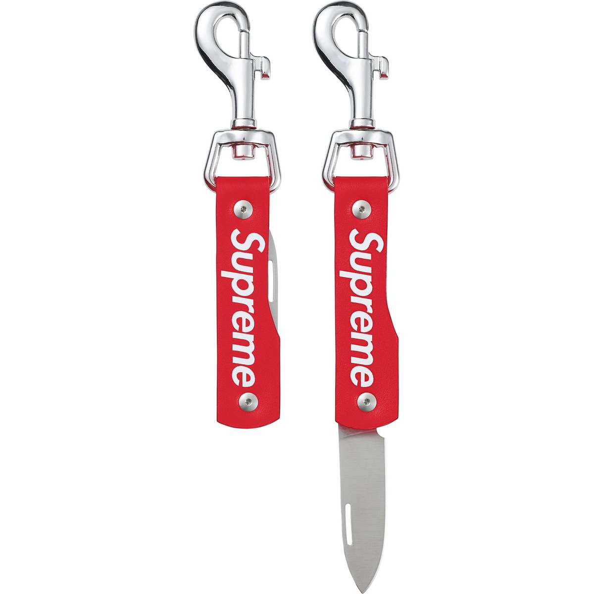 Details on Leather Clip Knife Red from spring summer
                                                    2025