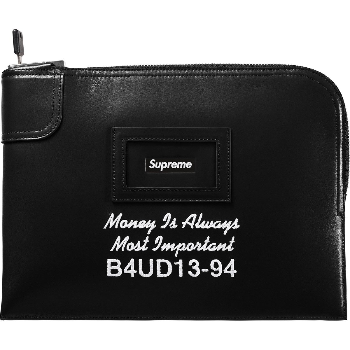 Details on Leather Money Bag Black from spring summer
                                                    2025