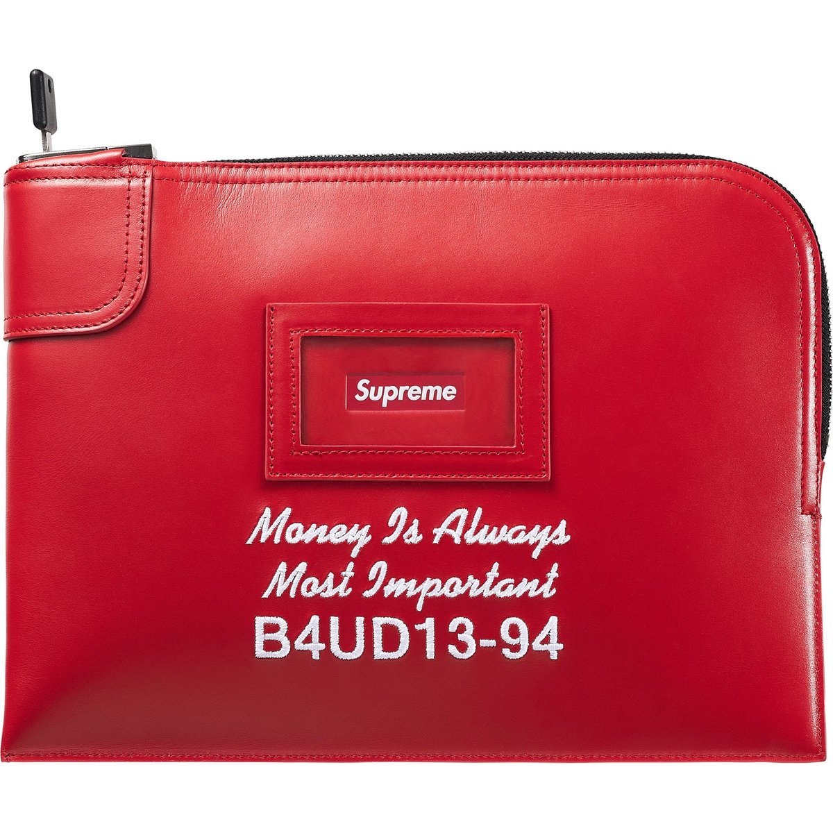 Details on Leather Money Bag Red from spring summer
                                                    2025