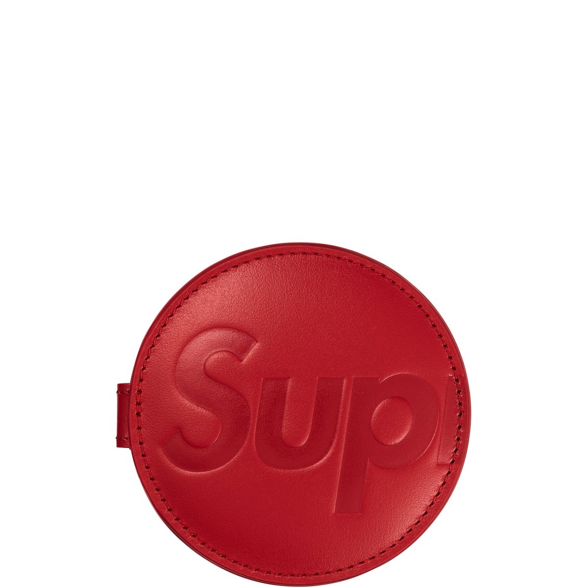 Details on Leather Pocket Mirror Red from spring summer
                                                    2025