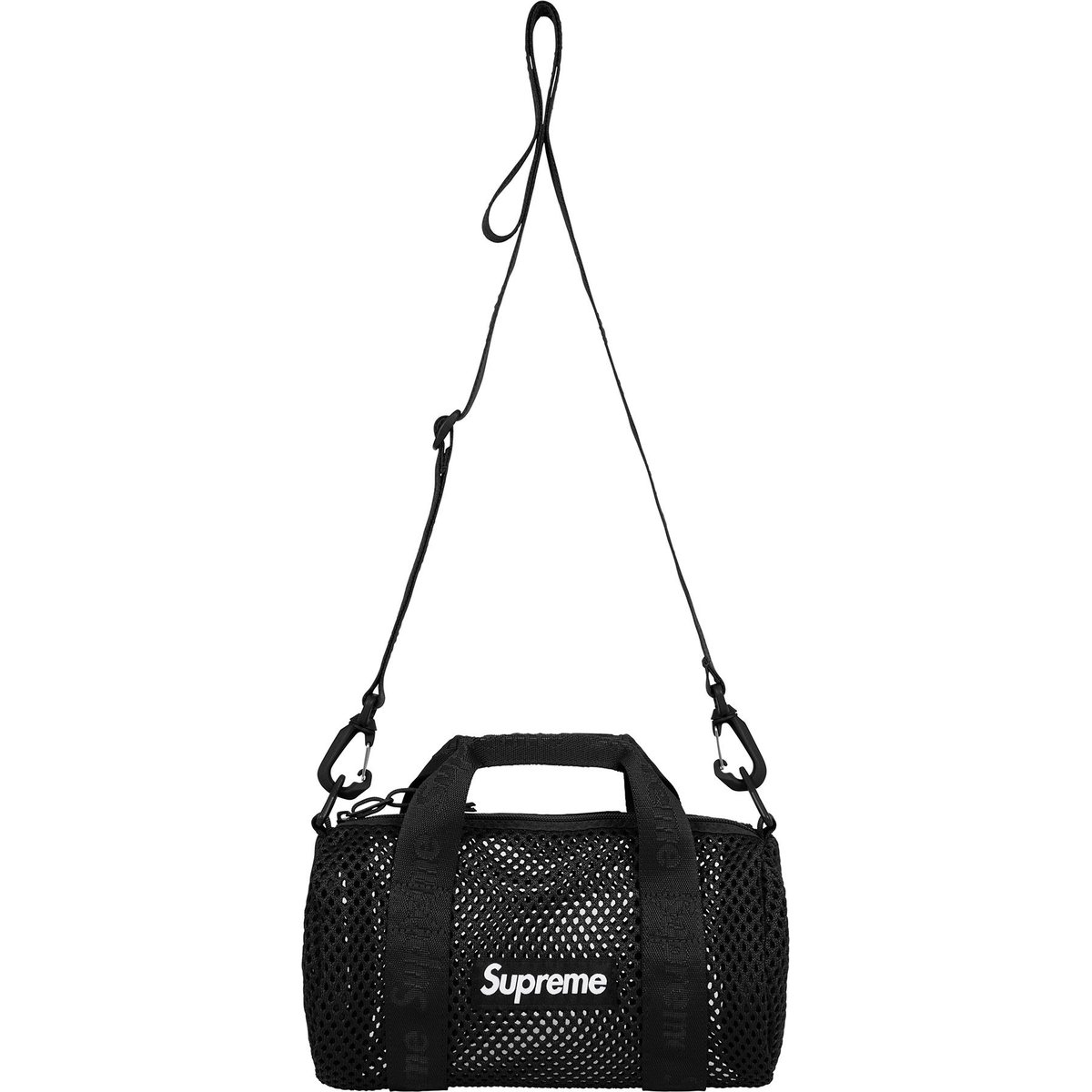 Details on Mesh Mini Duffle Bag Black from spring summer
                                                    2025