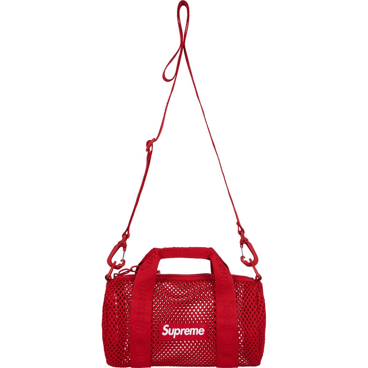 Details on Mesh Mini Duffle Bag Red from spring summer
                                                    2025