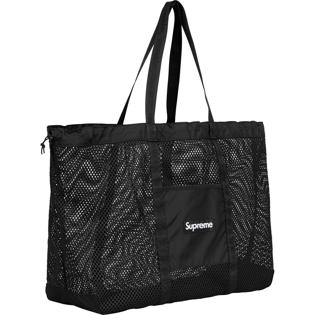 Details on Mesh Tote Bag Black from spring summer
                                                    2025