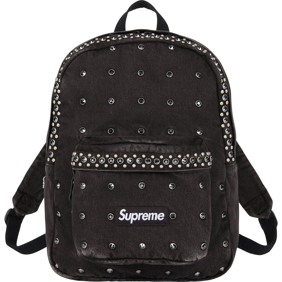 Details on Supreme b.b. Simon Denim Backpack Black from spring summer
                                                    2025