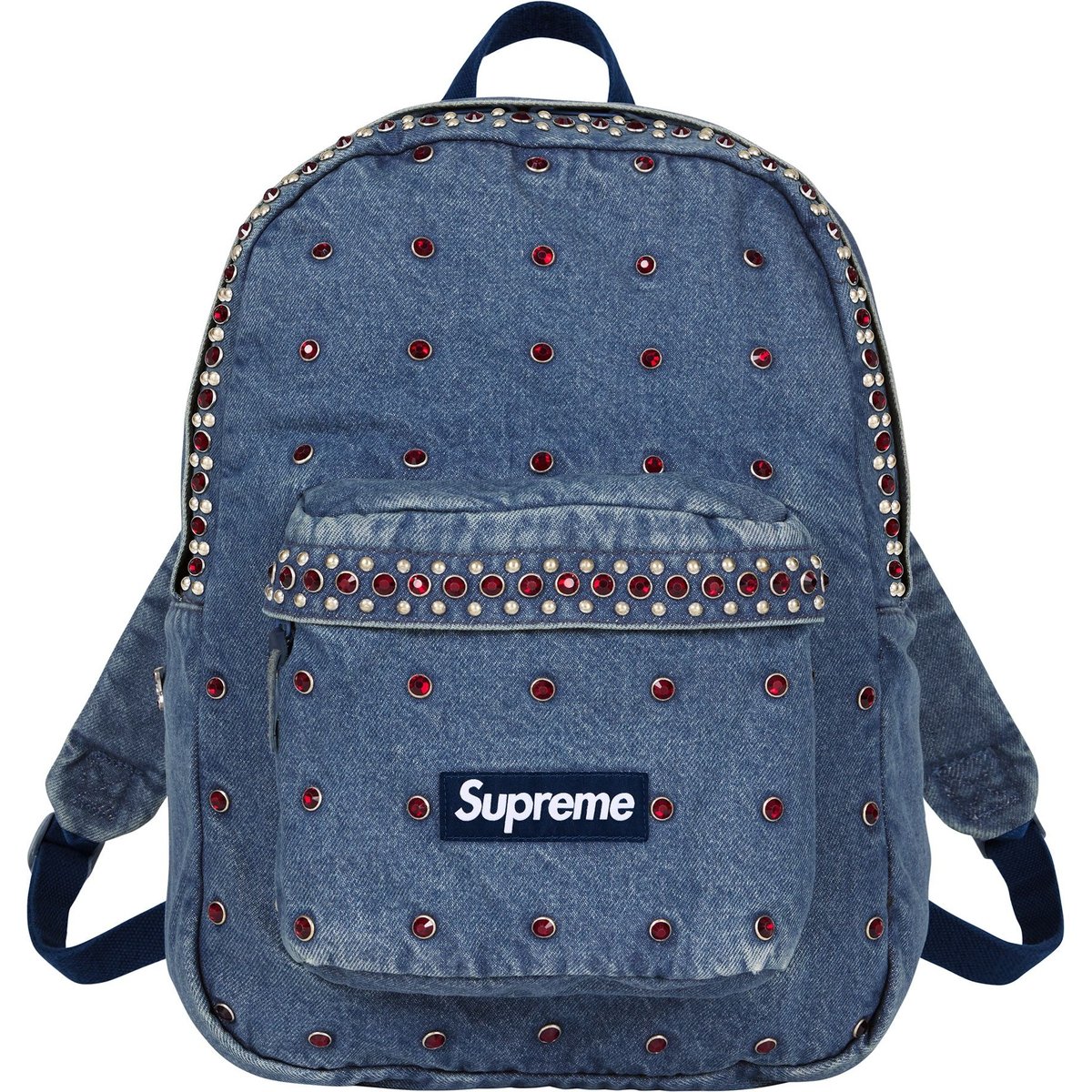 Details on Supreme b.b. Simon Denim Backpack Washed Indigo from spring summer
                                                    2025