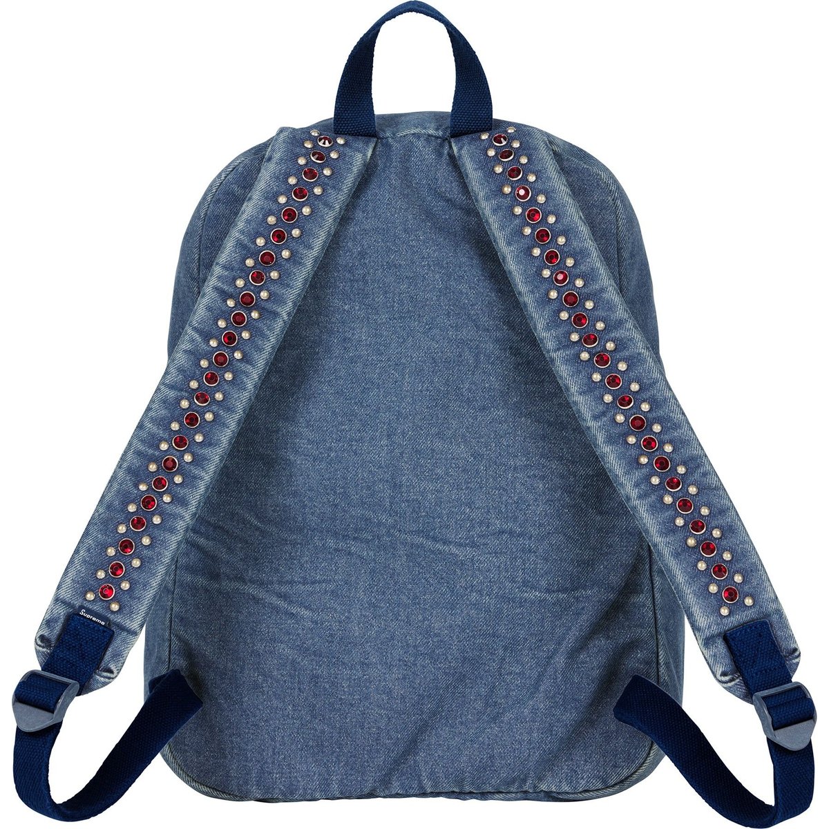 Details on Supreme b.b. Simon Denim Backpack Washed Indigo from spring summer
                                                    2025