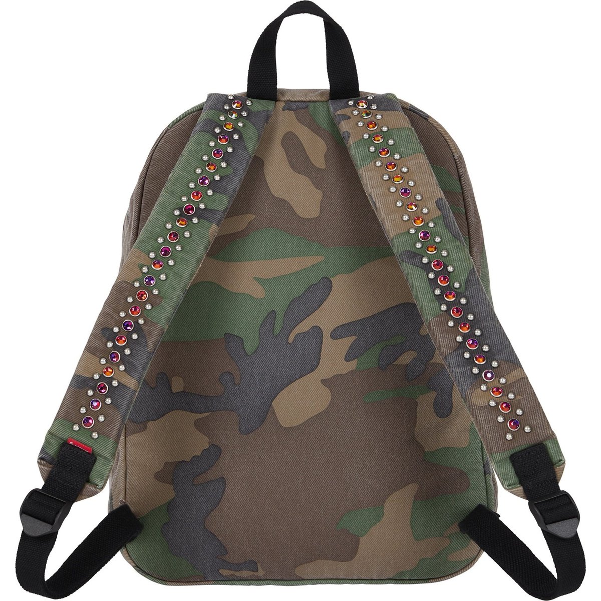 Details on Supreme b.b. Simon Denim Backpack Woodland Camo from spring summer
                                                    2025