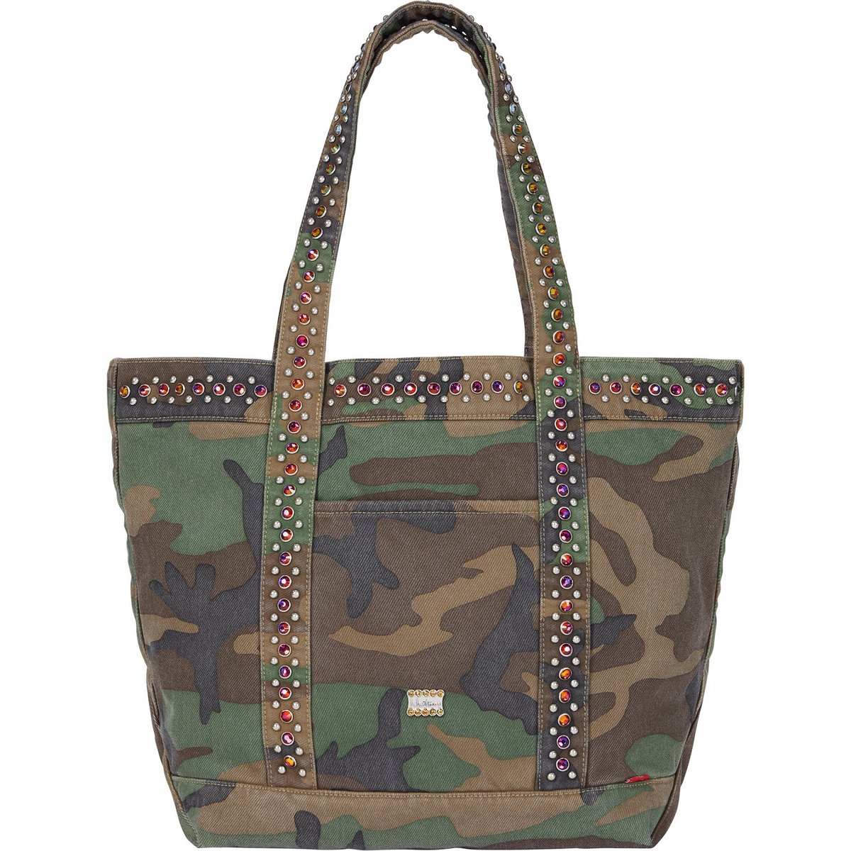 Details on Supreme b.b. Simon Denim Tote Bag Woodland Camo from spring summer
                                                    2025