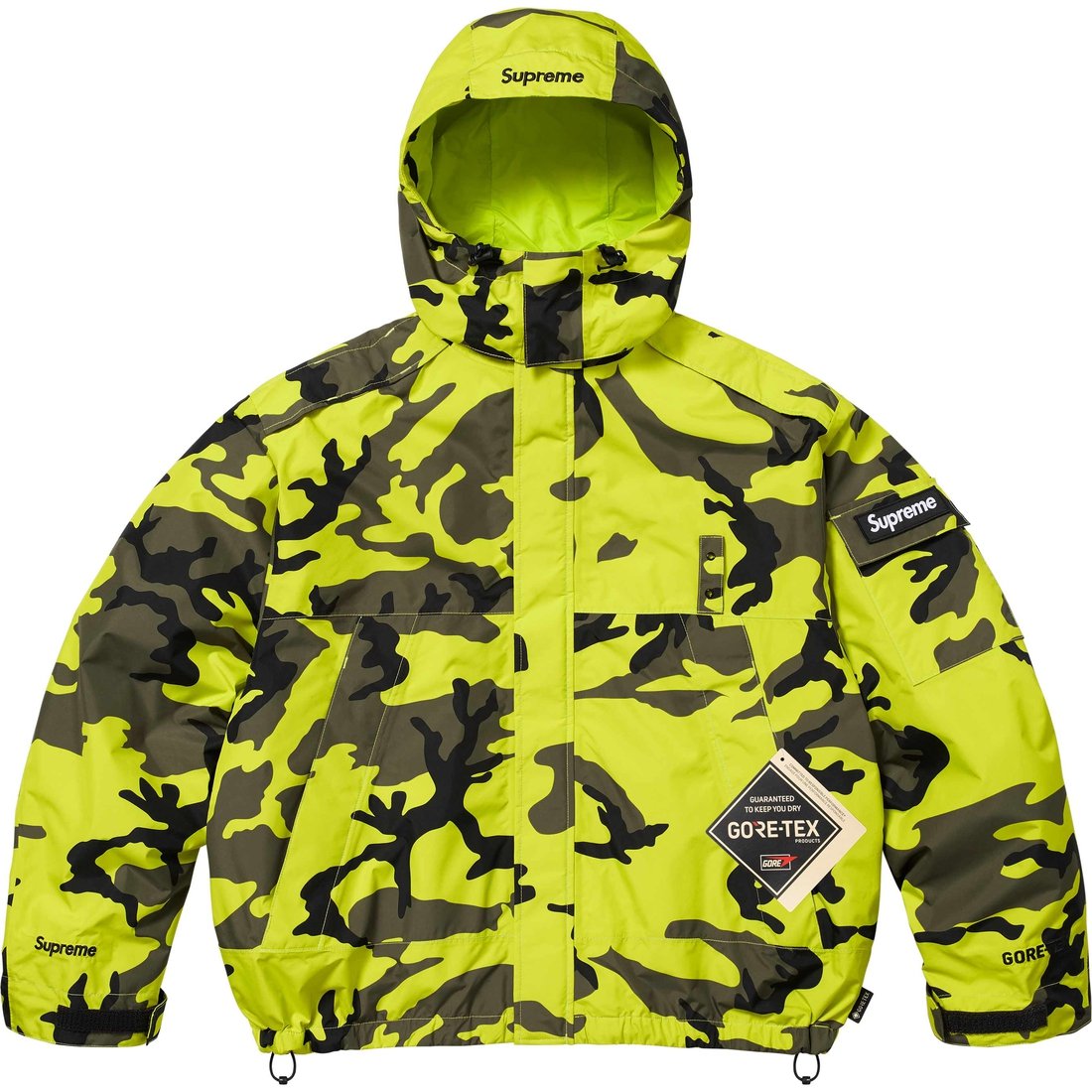 Details on 2-in-1 GORE-TEX Shell + Quilted Liner Vest Fluorescent Camo from spring summer
                                                    2025 (Price is $398)