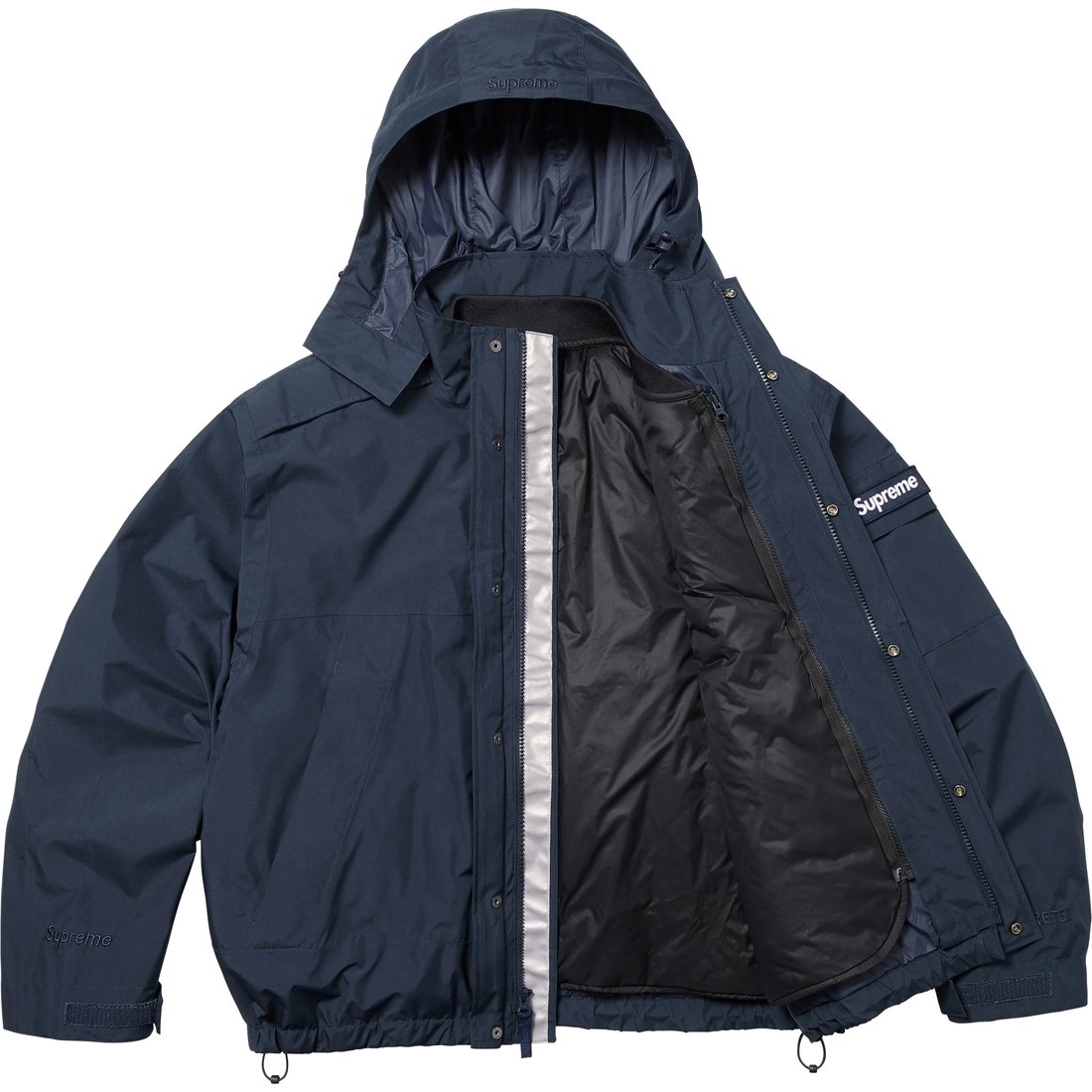 Details on 2-in-1 GORE-TEX Shell + Quilted Liner Vest Navy from spring summer
                                                    2025 (Price is $398)