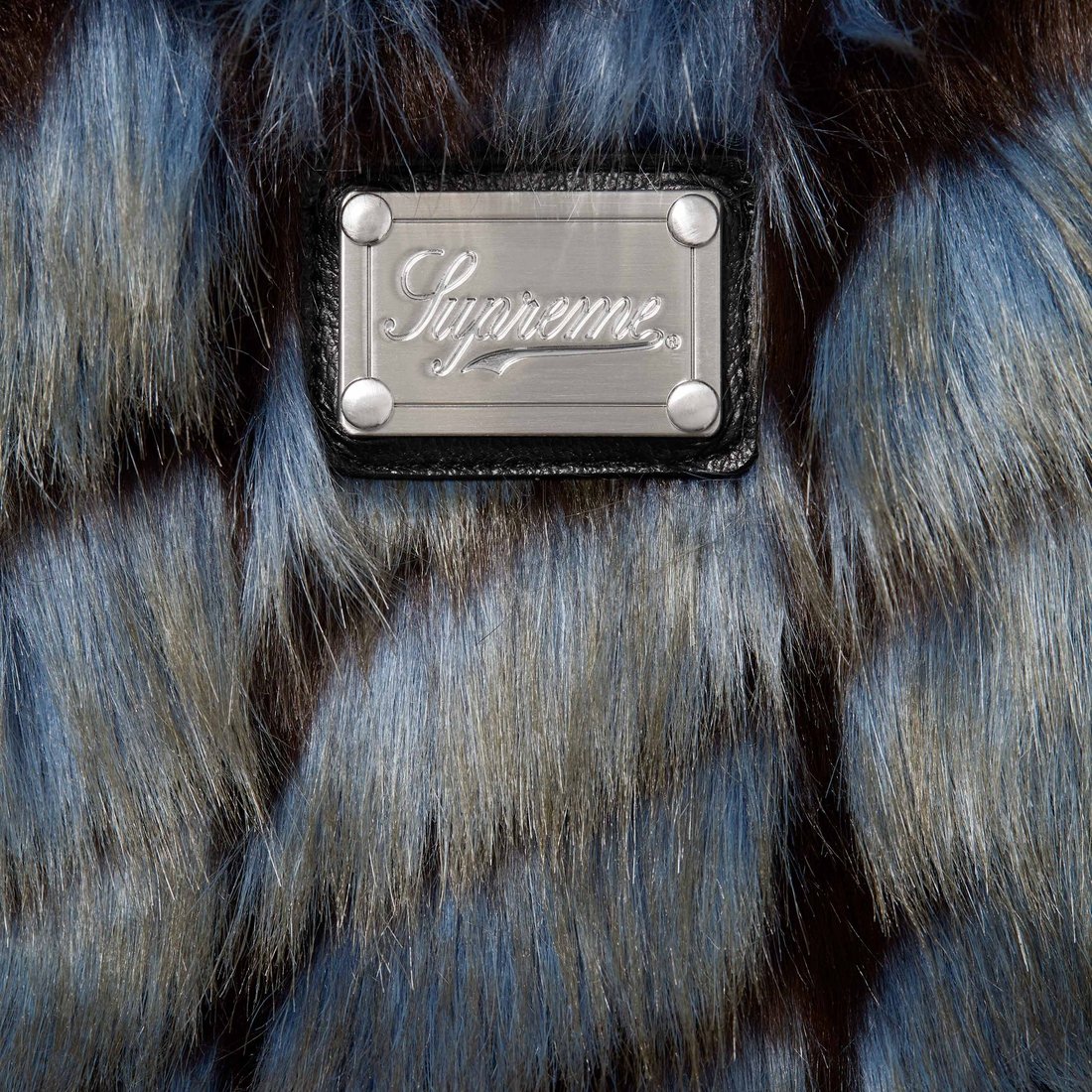 Details on 2-Tone WINDSTOPPER Faux Fur Jacket Blue from spring summer
                                                    2025 (Price is $398)