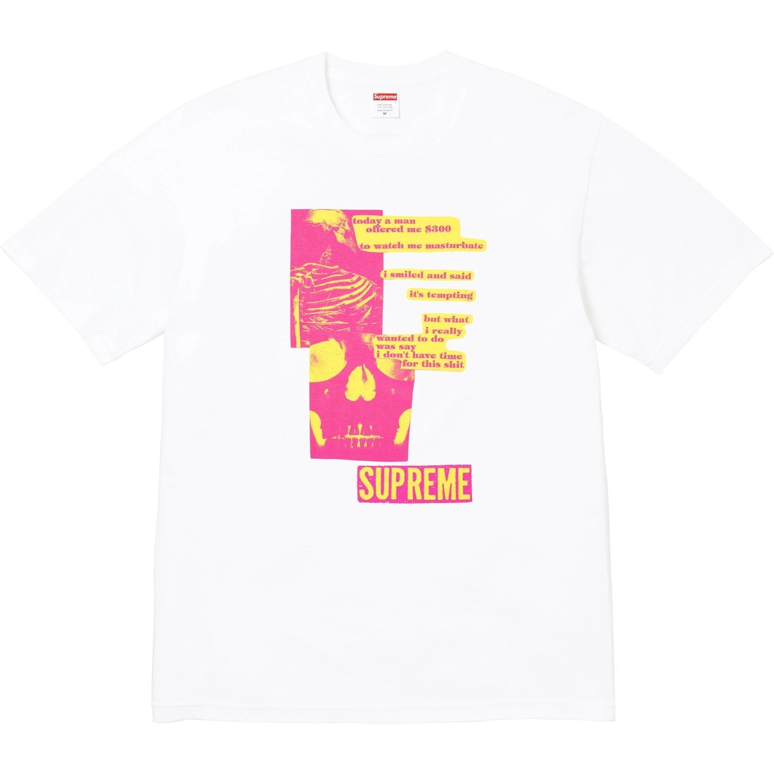 Details on Anatomy Tee White from spring summer
                                                    2025 (Price is $40)