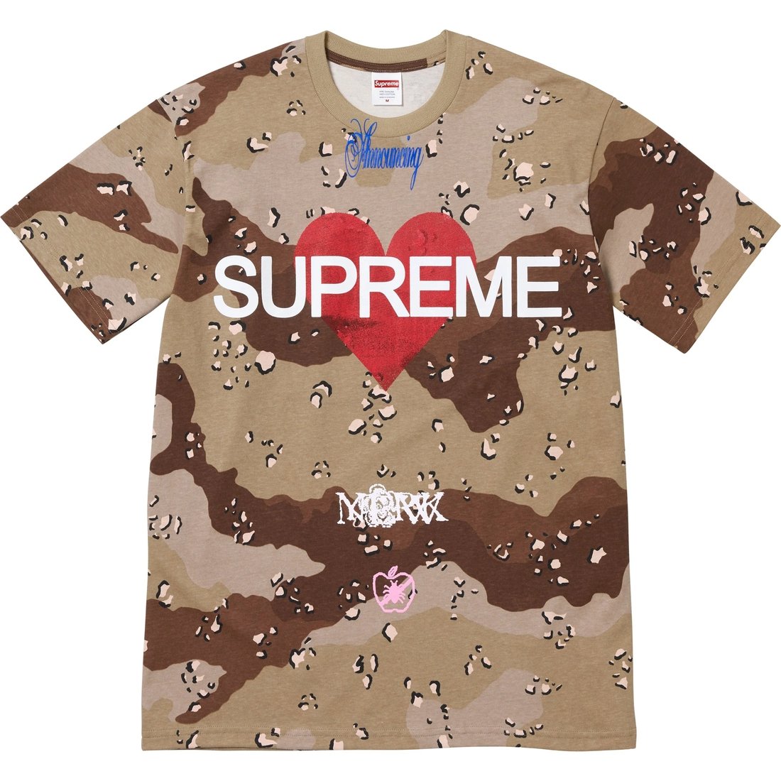 Details on Announcing Tee Chocolate Chip Camo from spring summer
                                                    2025 (Price is $40)