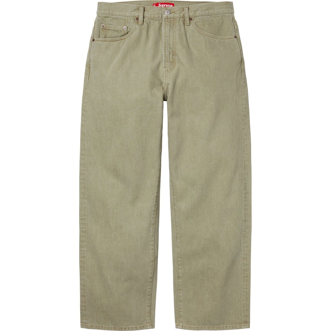 Details on Baggy Jean Olive from spring summer
                                                    2025 (Price is $168)