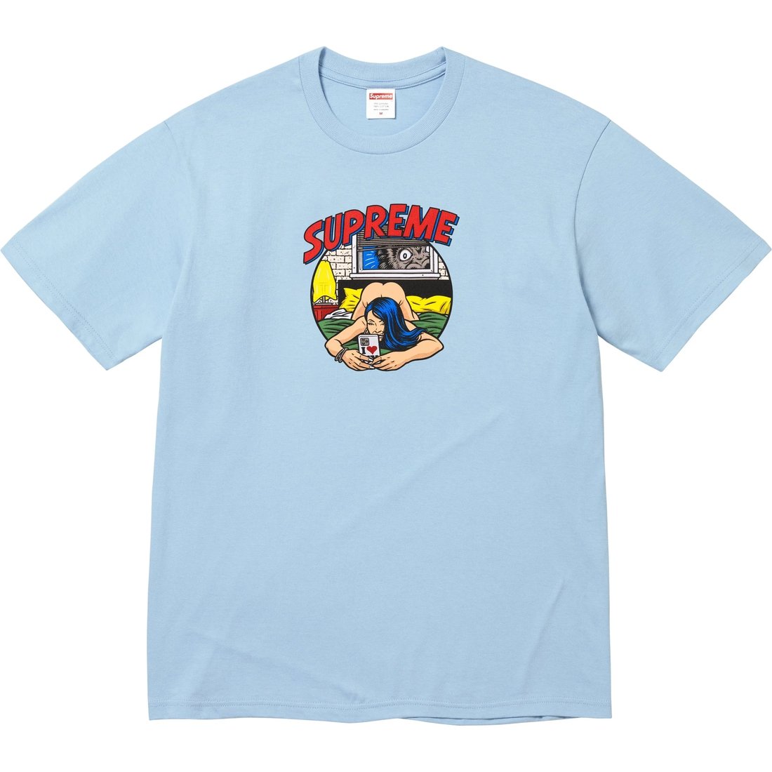 Details on Bedroom Tee Powder Blue from spring summer
                                                    2025 (Price is $40)