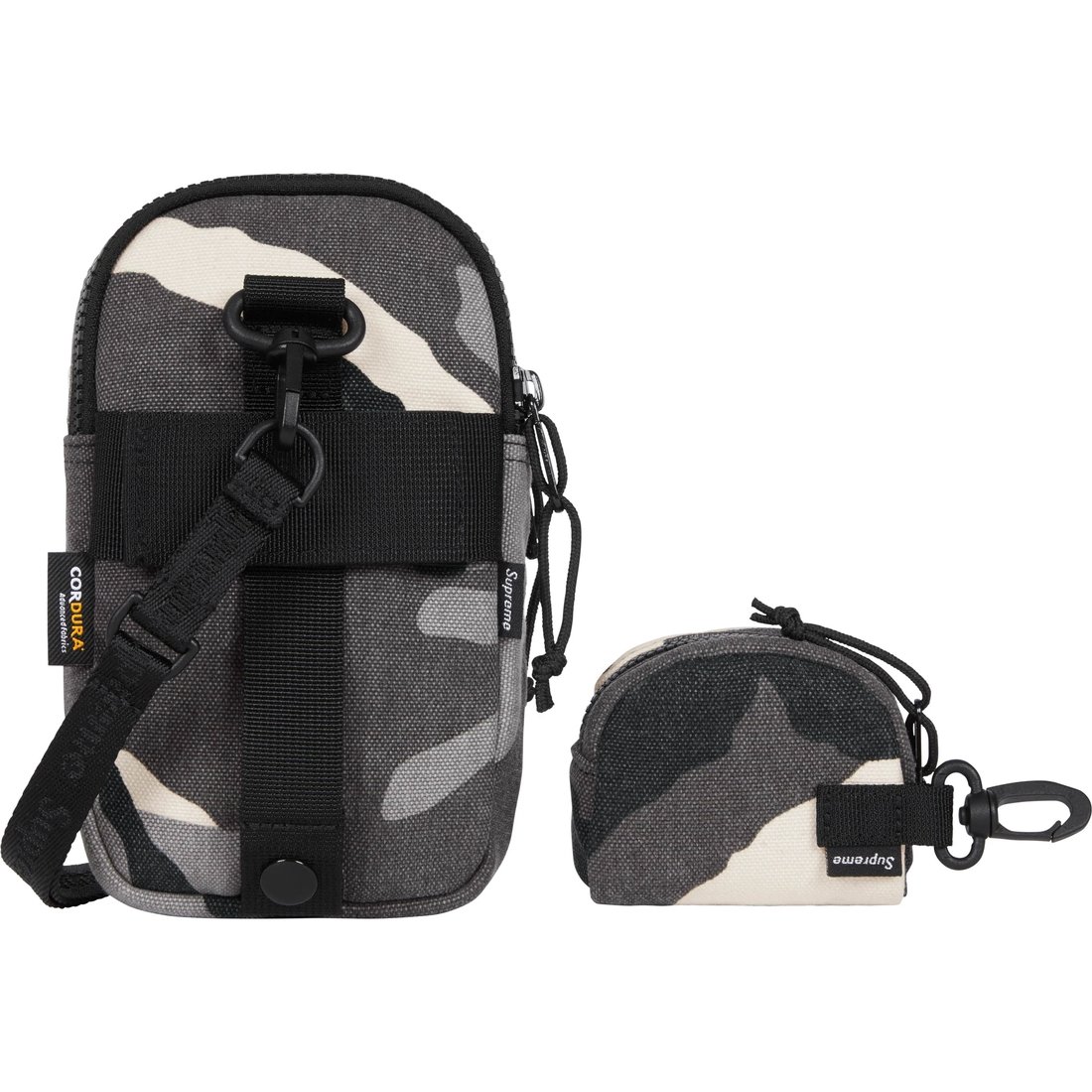 Details on Camera Bag + Mini Pouch Snow Camo from spring summer
                                                    2025 (Price is $58)