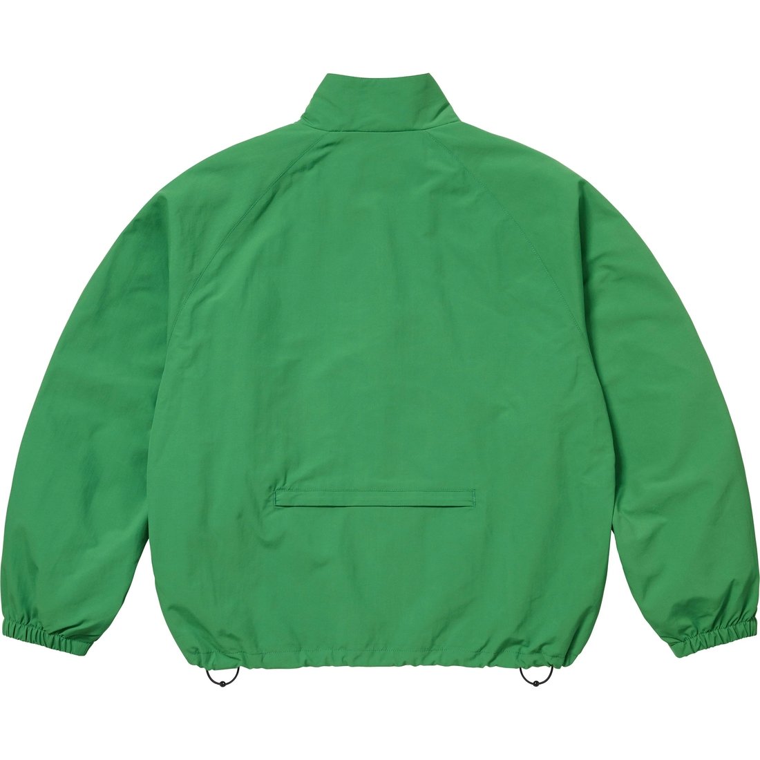 Details on Contrast Zip Track Jacket Green from spring summer
                                                    2025 (Price is $158)