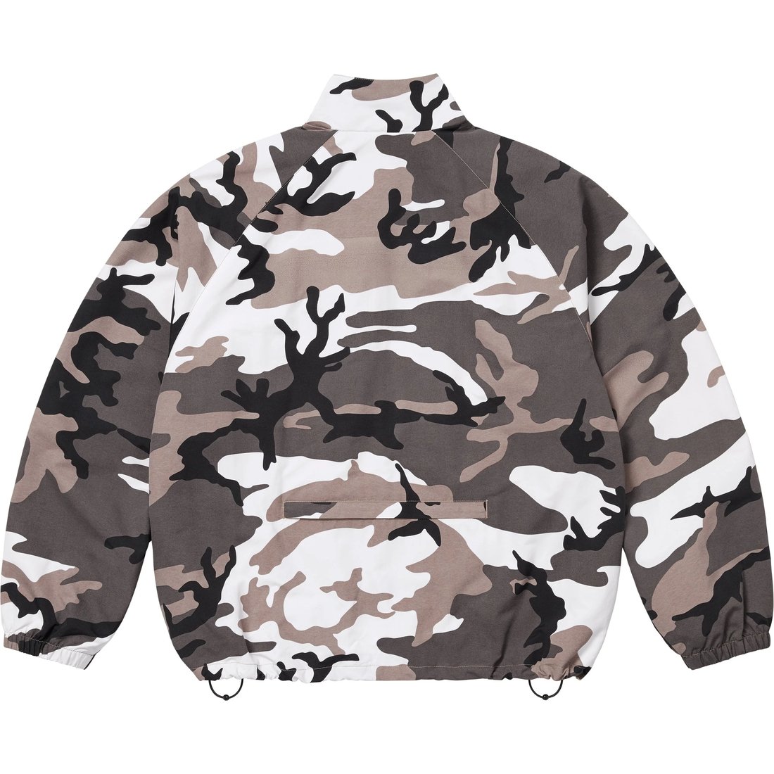 Details on Contrast Zip Track Jacket Snow Camo from spring summer
                                                    2025 (Price is $158)