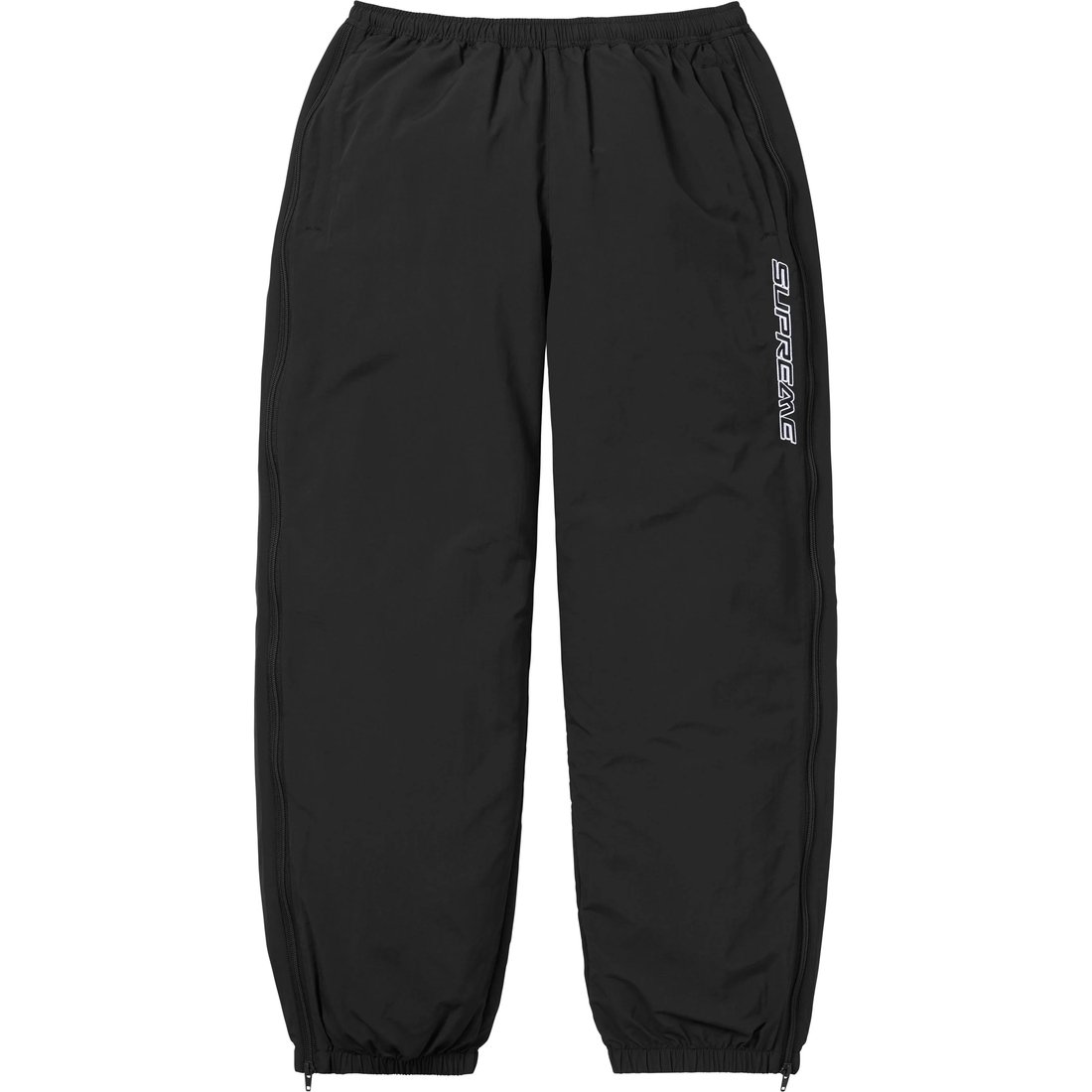 Details on Contrast Zip Warm Up Pant Black from spring summer
                                                    2025 (Price is $148)