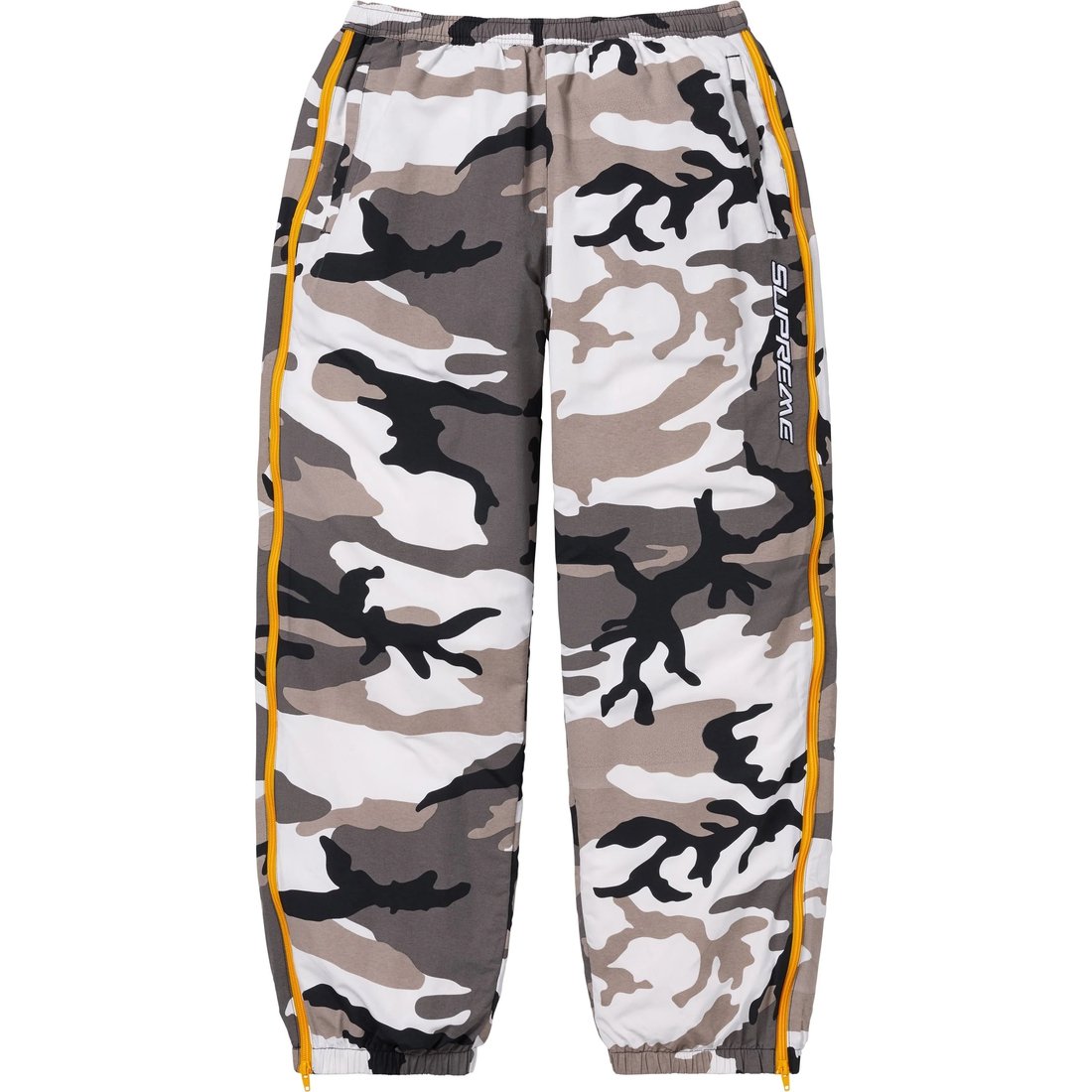 Details on Contrast Zip Warm Up Pant Snow Camo from spring summer
                                                    2025 (Price is $148)