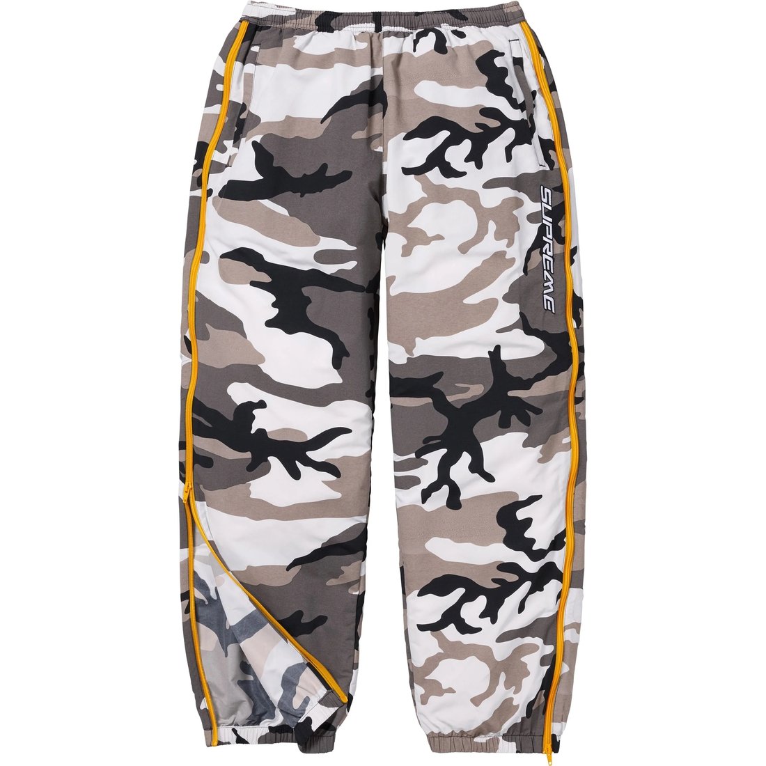 Details on Contrast Zip Warm Up Pant Snow Camo from spring summer
                                                    2025 (Price is $148)