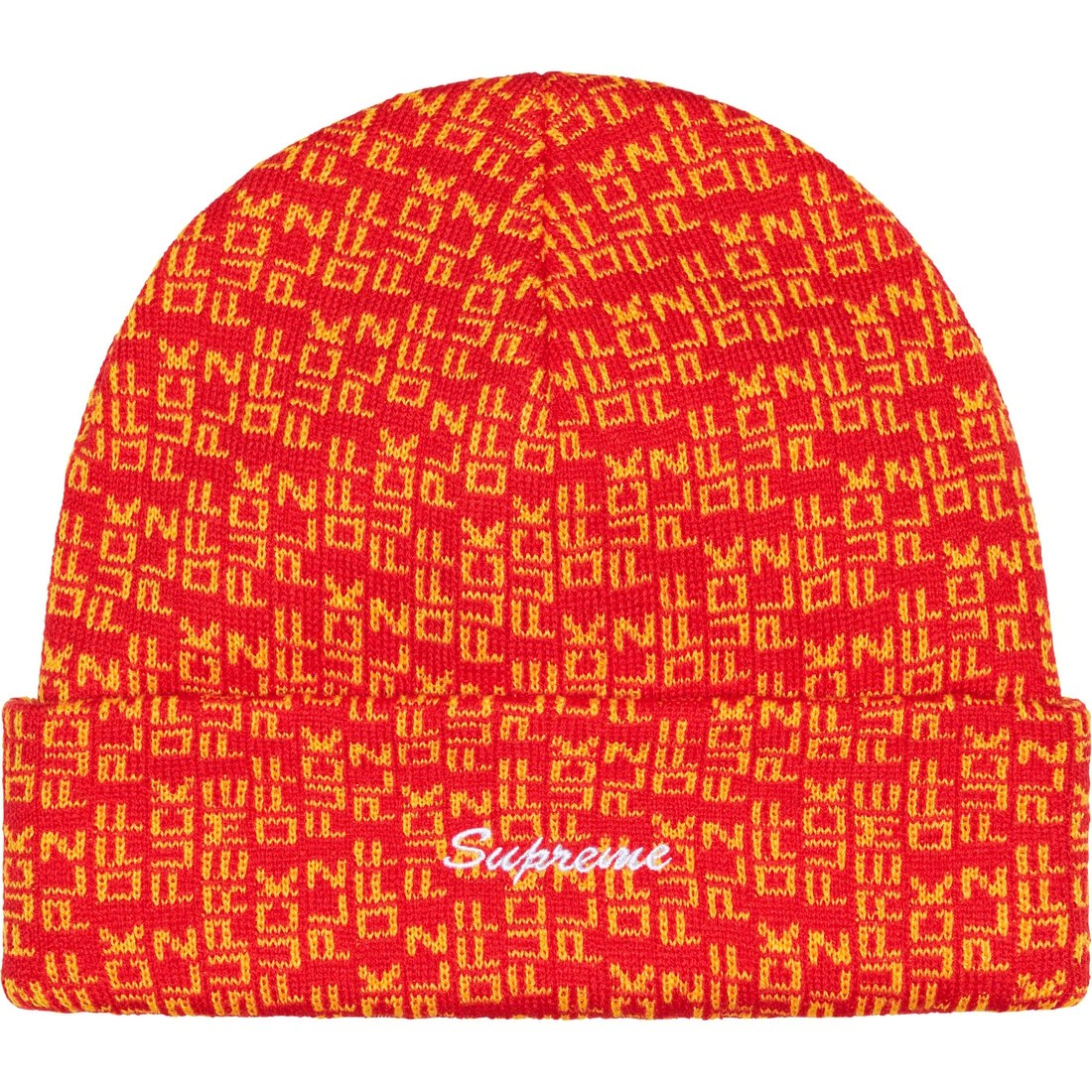 Details on Fuck Off Beanie Red from spring summer
                                                    2025 (Price is $40)