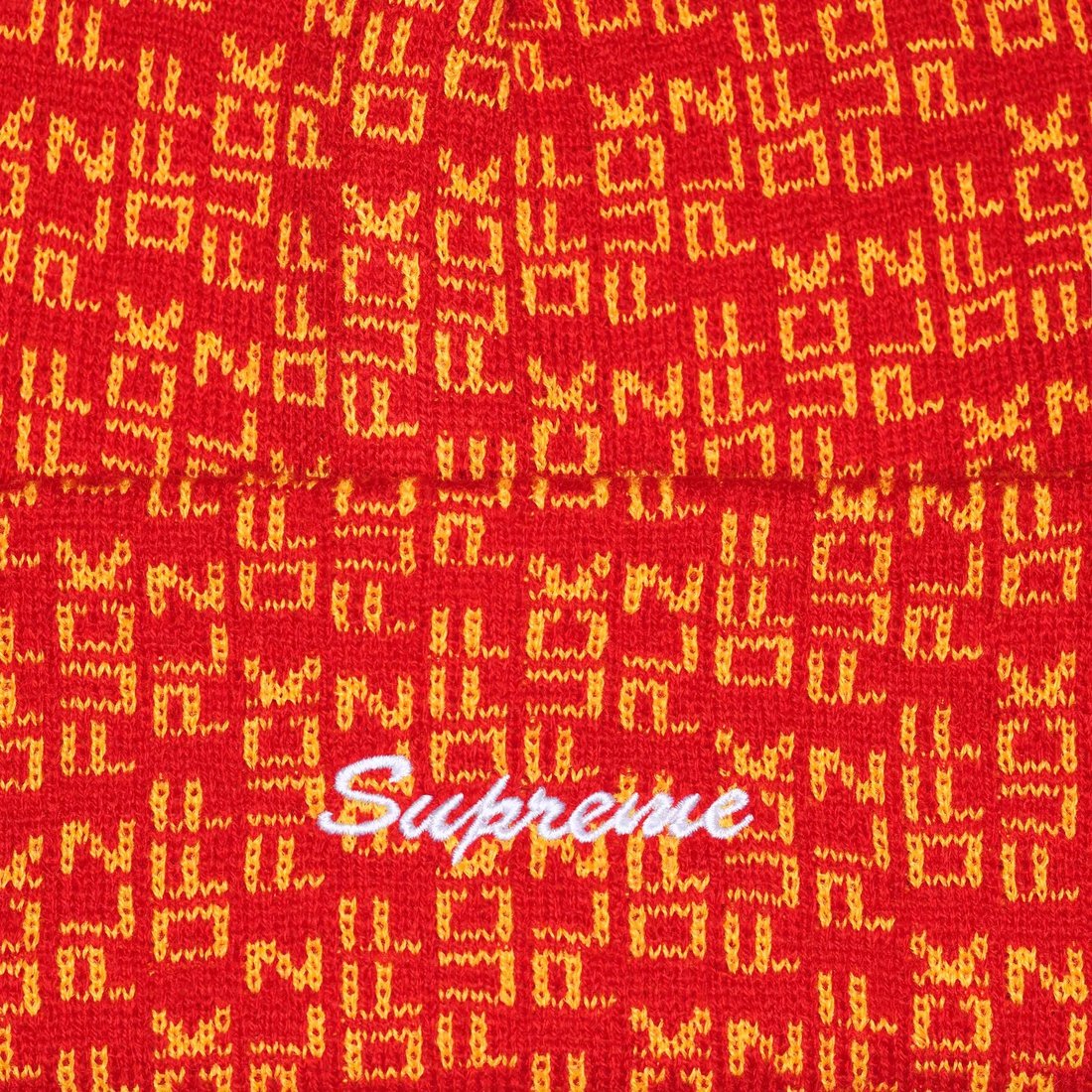 Details on Fuck Off Beanie Red from spring summer
                                                    2025 (Price is $40)