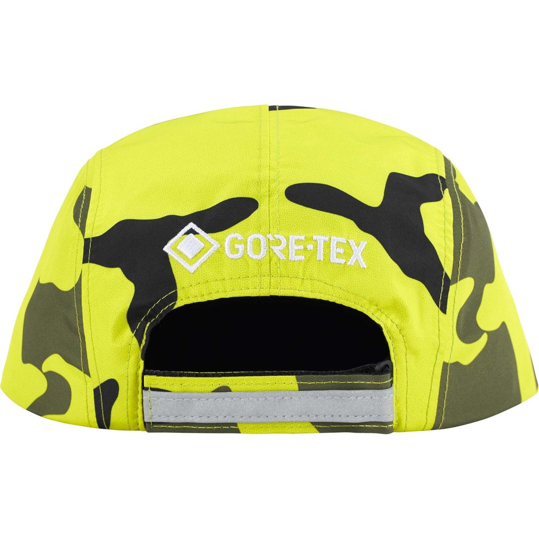 Details on GORE-TEX Camp Cap Fluorescent Camo from spring summer
                                                    2025 (Price is $58)