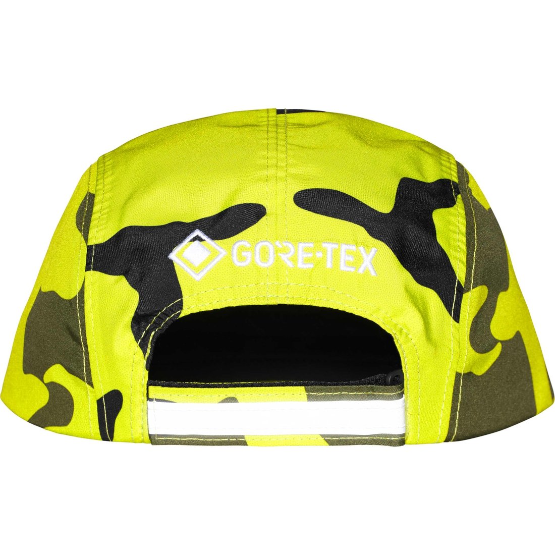 Details on GORE-TEX Camp Cap Fluorescent Camo from spring summer
                                                    2025 (Price is $58)