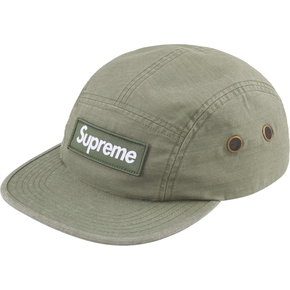 Details on Military Camp Cap Olive from spring summer
                                                    2025 (Price is $48)