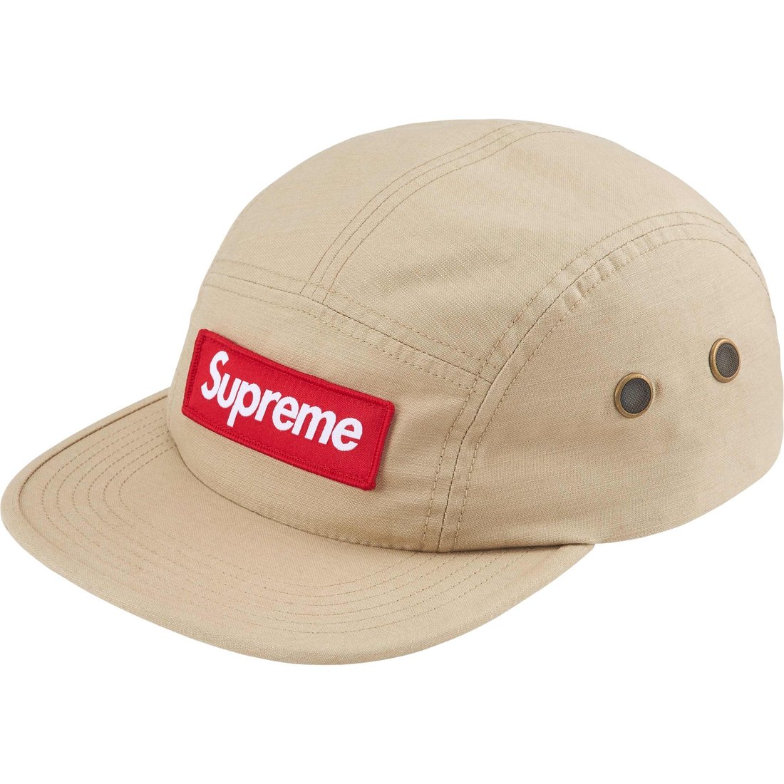 Details on Military Camp Cap Tan from spring summer
                                                    2025 (Price is $48)