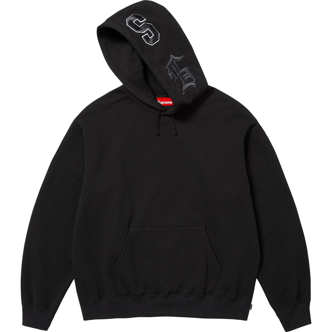 Details on Multi S Logo Hooded Sweatshirt Black from spring summer
                                                    2025 (Price is $168)