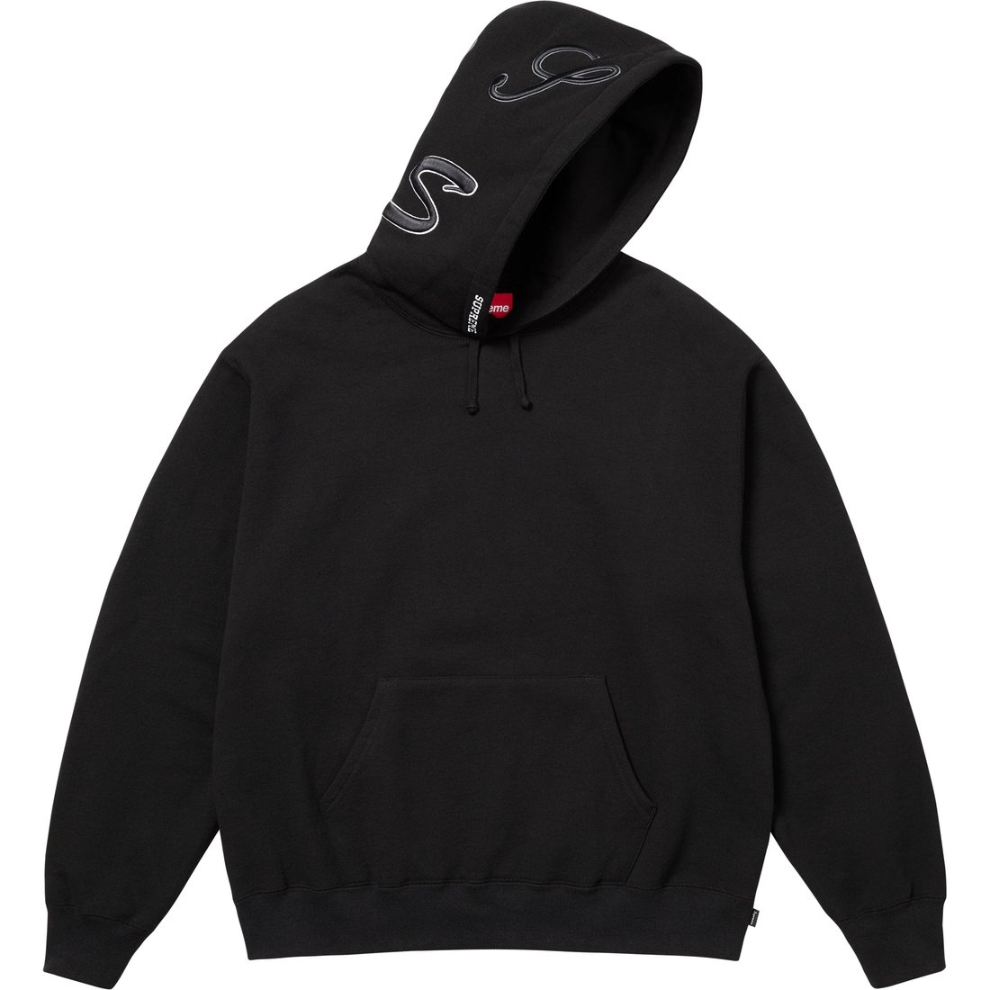 Details on Multi S Logo Hooded Sweatshirt Black from spring summer
                                                    2025 (Price is $168)