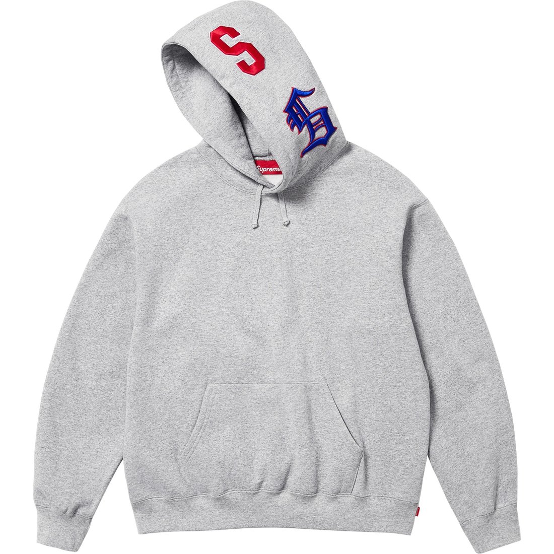 Details on Multi S Logo Hooded Sweatshirt Heather Grey from spring summer
                                                    2025 (Price is $168)