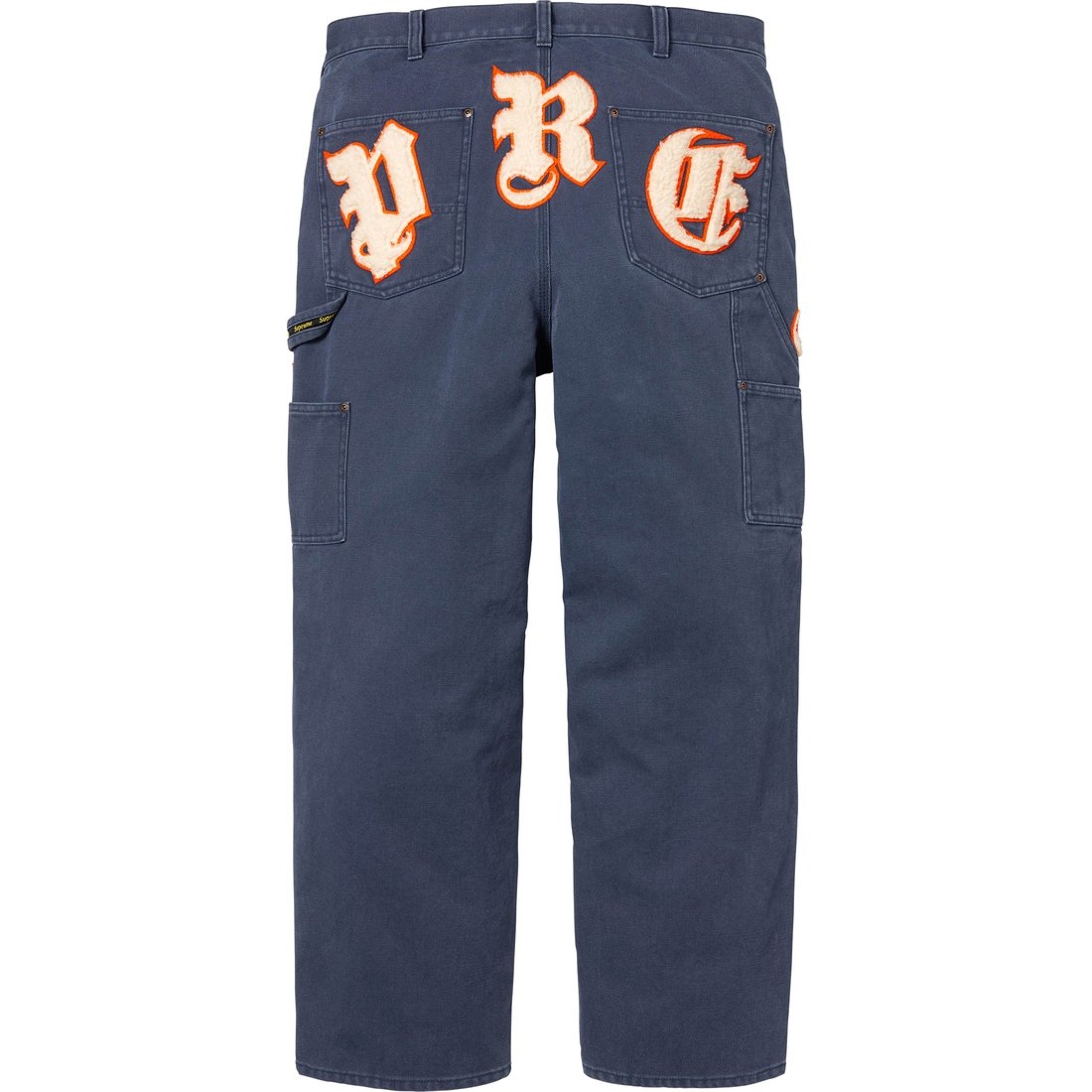 Details on Old English Canvas Double Knee Painter Pant Navy from spring summer
                                                    2025 (Price is $198)