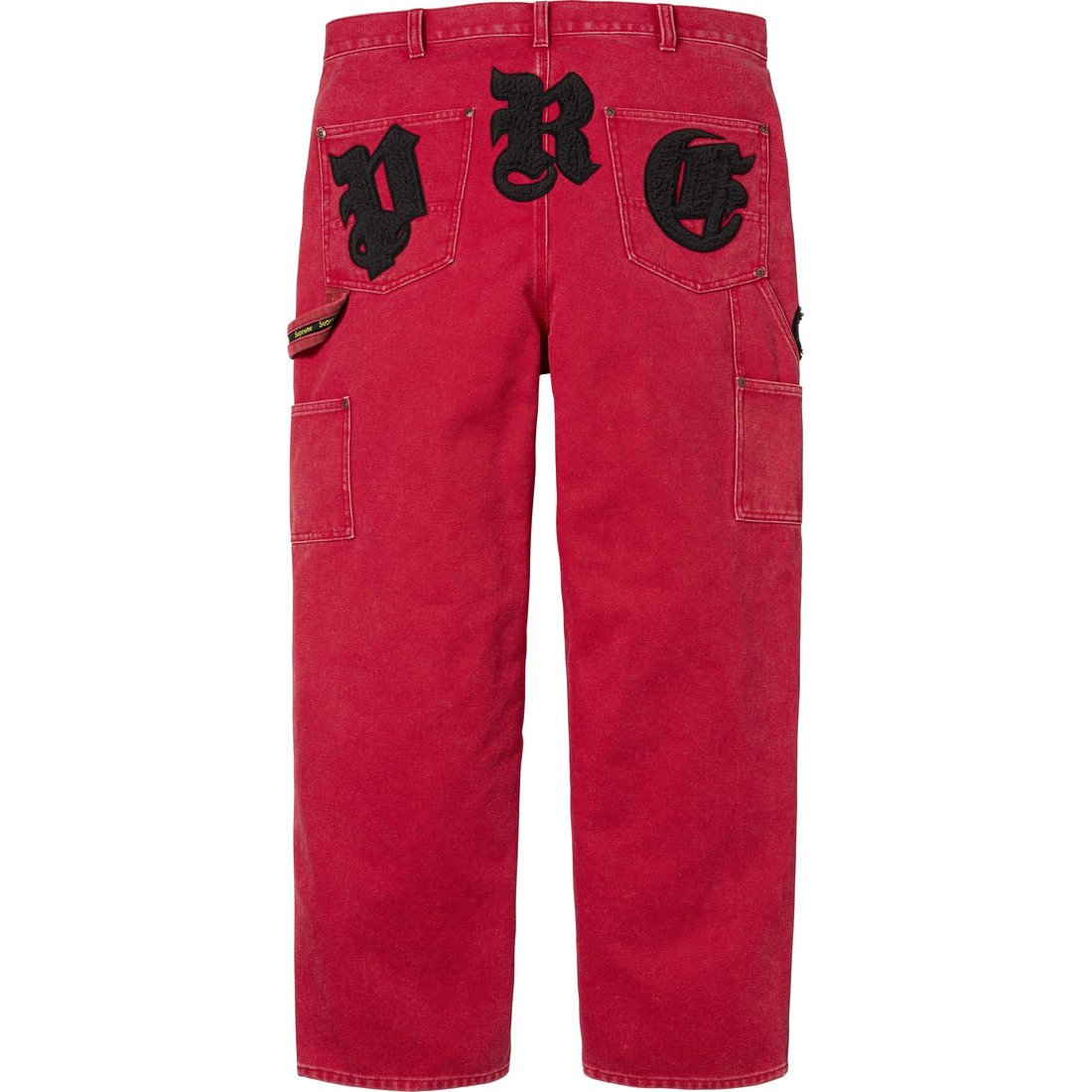 Details on Old English Canvas Double Knee Painter Pant Red from spring summer
                                                    2025 (Price is $198)