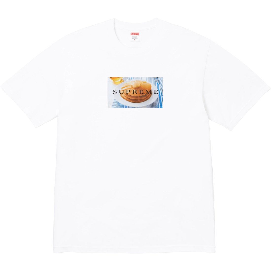 Details on Pancakes Tee White from spring summer
                                                    2025 (Price is $40)