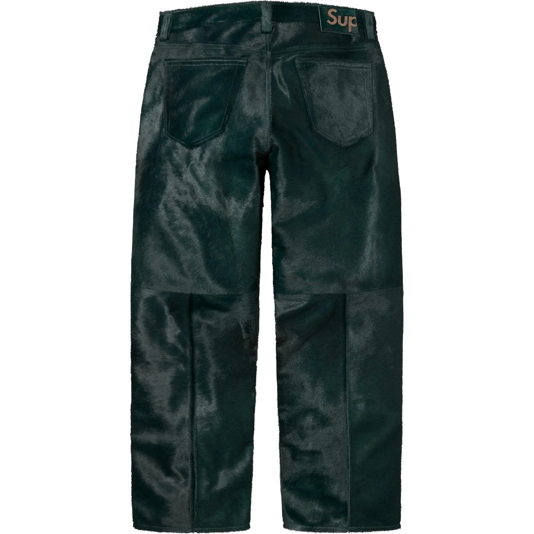 Details on Ponyhair Loose Fit 5-Pocket Jean Green from spring summer
                                                    2025 (Price is $998)