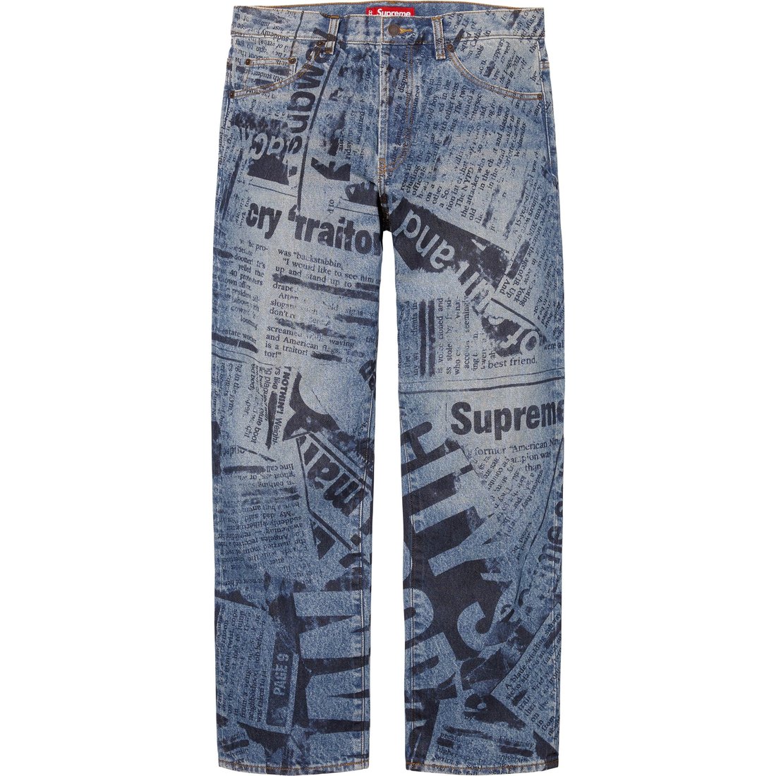 Details on Regular Jean Newspaper from spring summer
                                                    2025 (Price is $158)