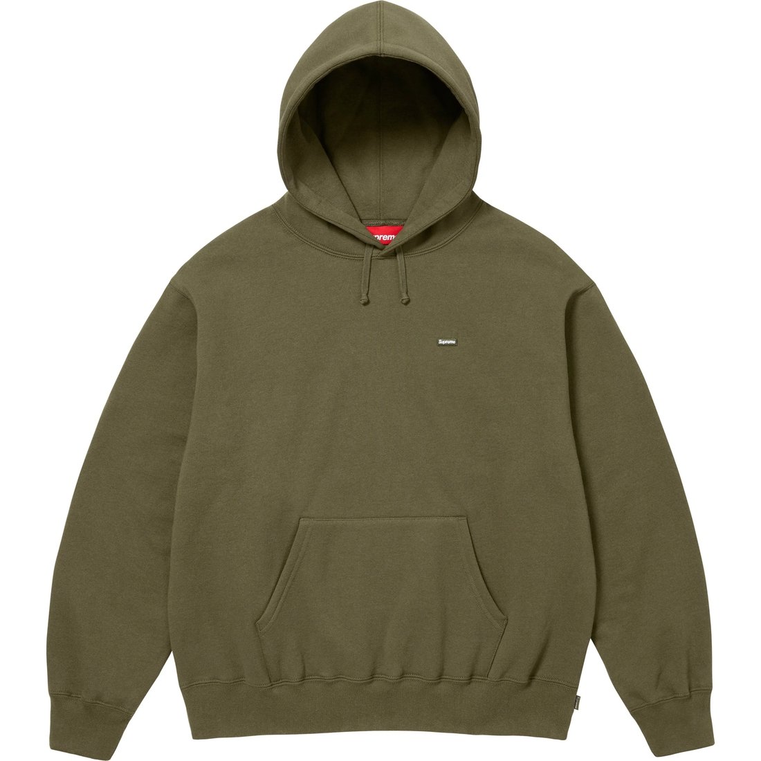 Details on Small Box Hooded Sweatshirt Dark Olive from spring summer
                                                    2025 (Price is $158)