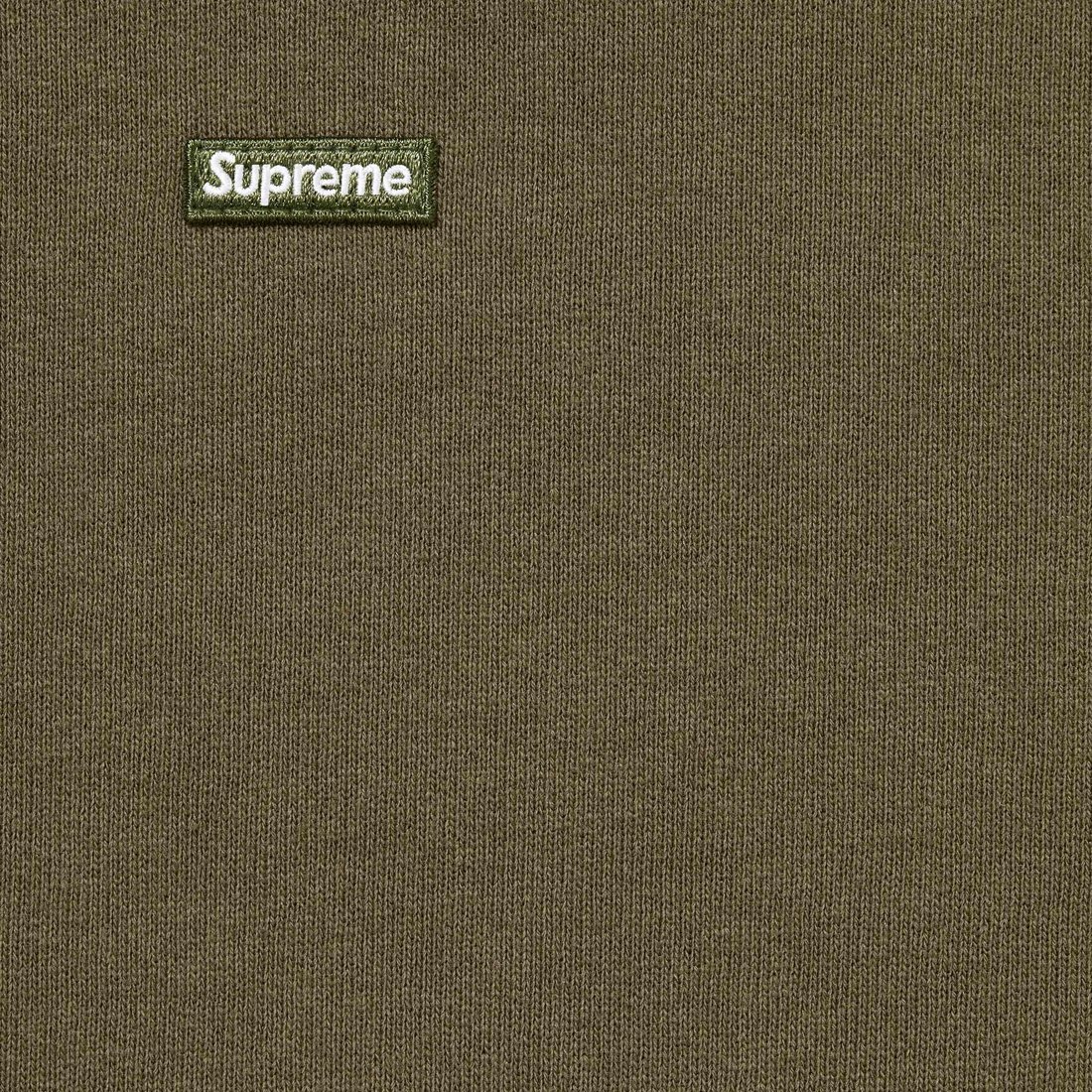 Details on Small Box Hooded Sweatshirt Dark Olive from spring summer
                                                    2025 (Price is $158)