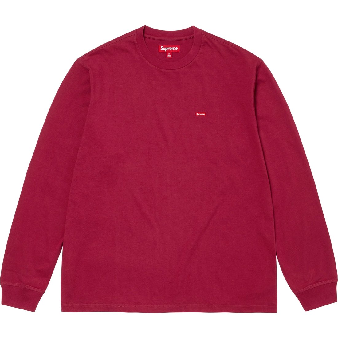 Details on Small Box L S Tee Cardinal from spring summer
                                                    2025 (Price is $68)