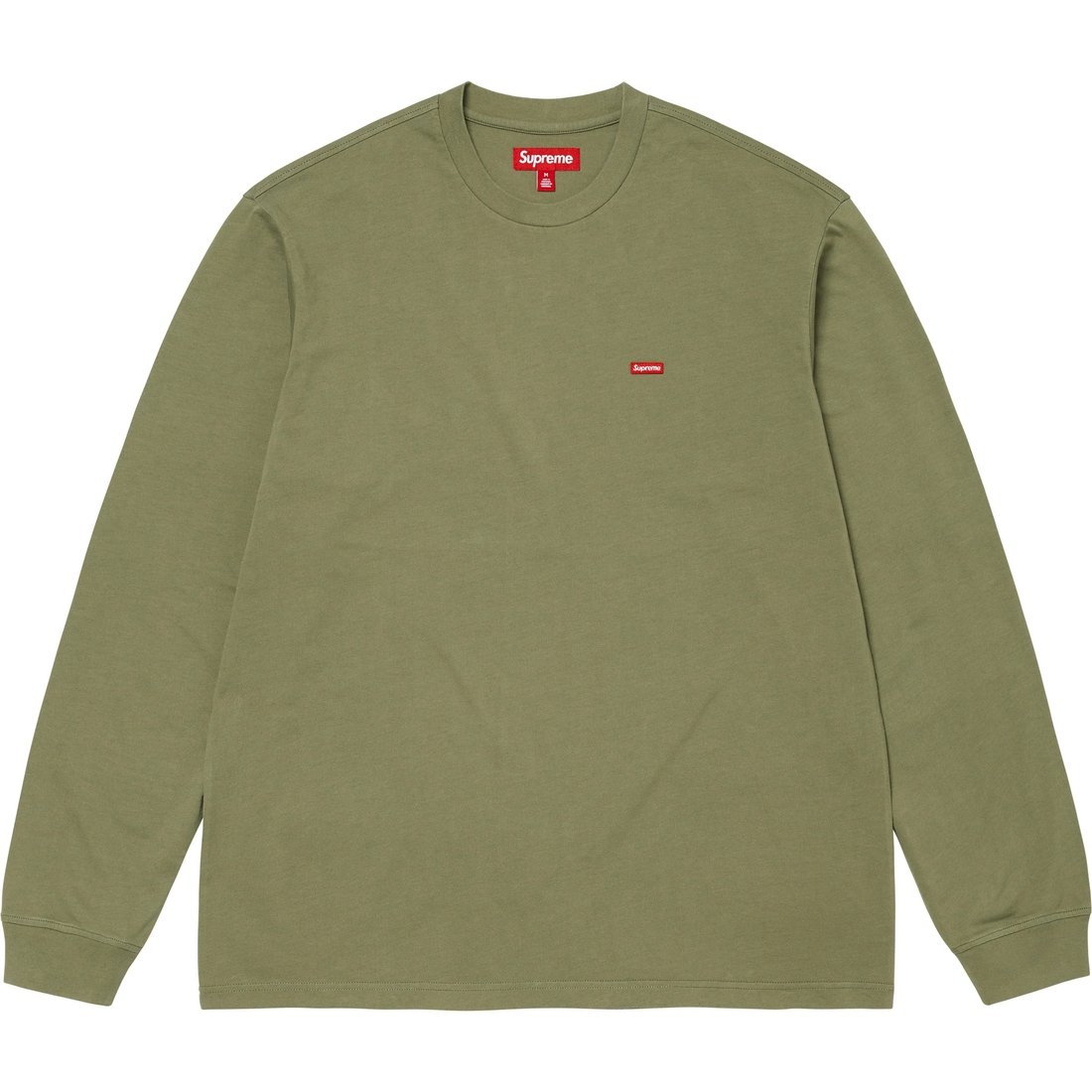 Details on Small Box L S Tee Washed Olive from spring summer
                                                    2025 (Price is $68)