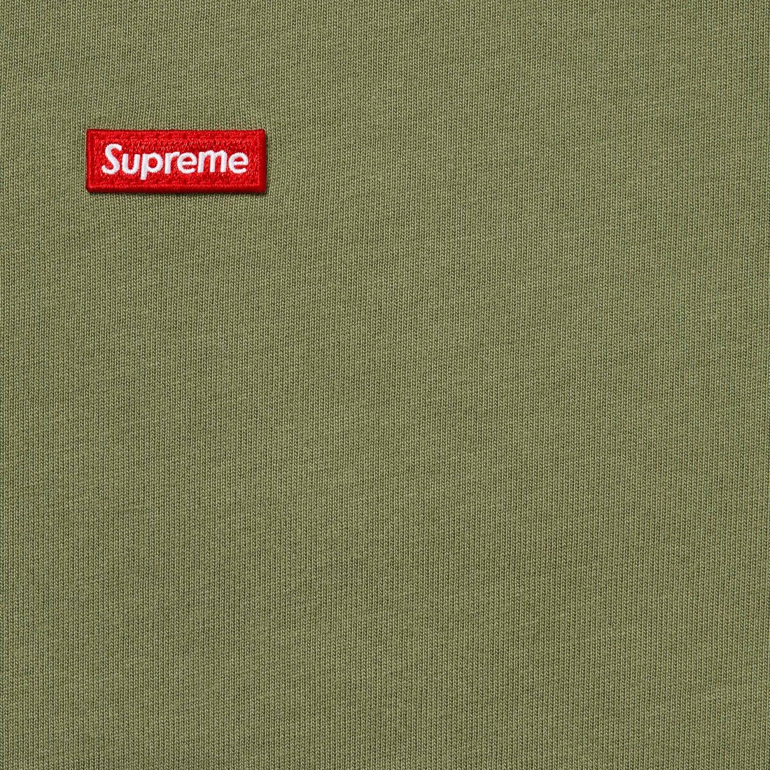 Details on Small Box L S Tee Washed Olive from spring summer
                                                    2025 (Price is $68)