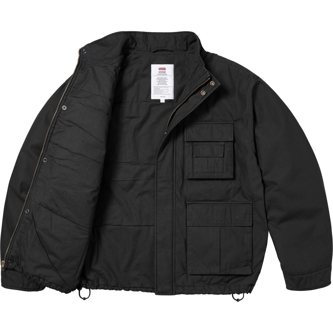 Supreme Supreme Aphex Twin Alpha Industries Cargo Jacket (SS25) - Black - $398